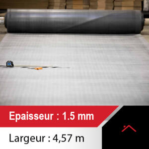 Découvrez la bâche EPDM pour toiture 1,2mm - Largeur 4,57