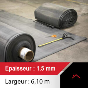 membrane toiture 6.10m de large - ep 1.5