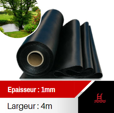 Bâche pour bassin PVC 1mm au mètre