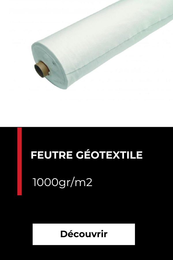 Feutre géotextile 1000gr