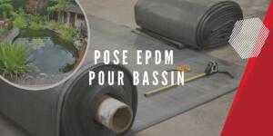 Pose d'EPDM bassin