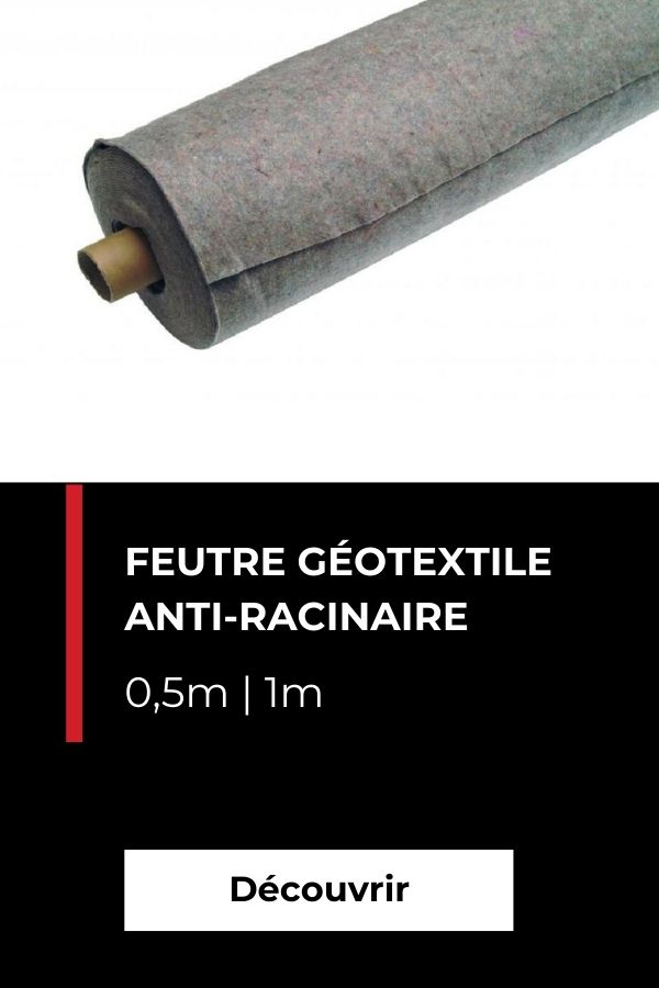 Feutre géotextile anti-racinaire