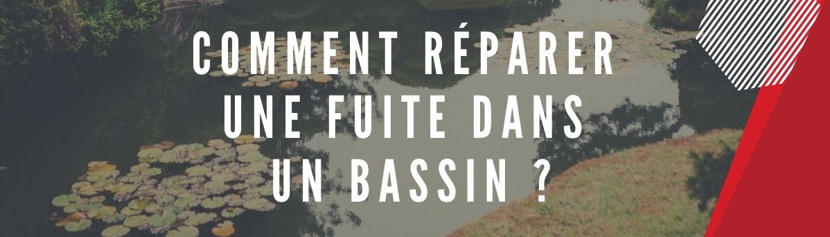 Comment réparer une fuite dans un bassin